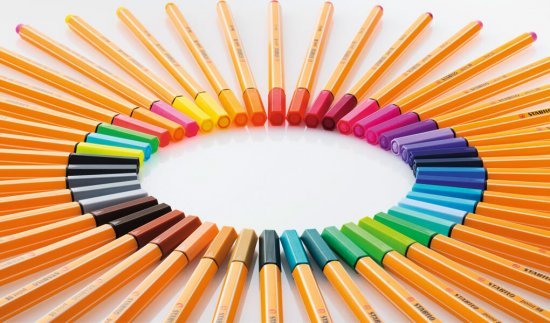 חבילת עטים סטבילו פוינט 88 - 10 צבעים STABILO Point 88