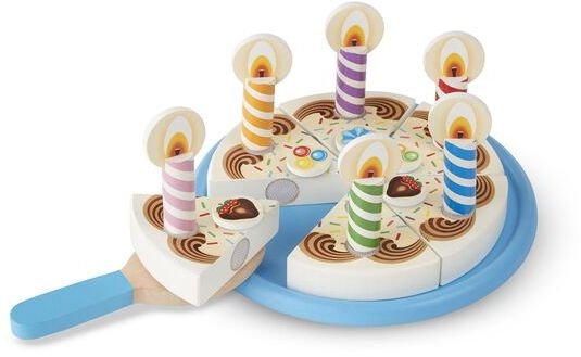 עוגת יום הולדת מעץ מבית Melissa and Doug