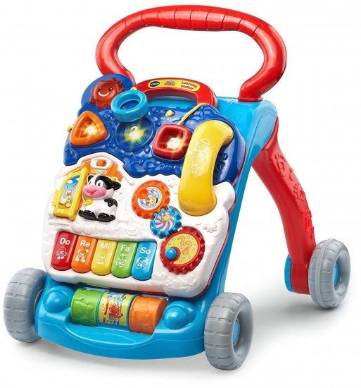 הליכון לתינוק - דובר עברית VTech - צבע כחול