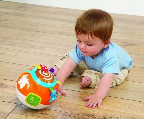 כדור תנועה - דובר עברית VTech - צבע כתום