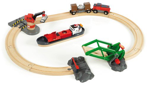 סט נמל משא ורכבת 16 חלקים BRIO