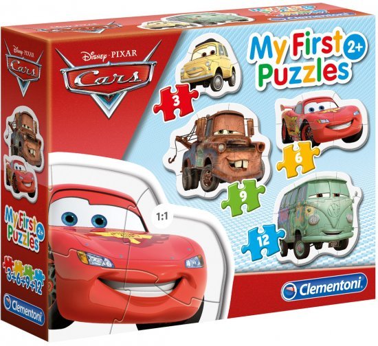 הפאזלים הראשונים שלי מבית Clementoni - מכוניות