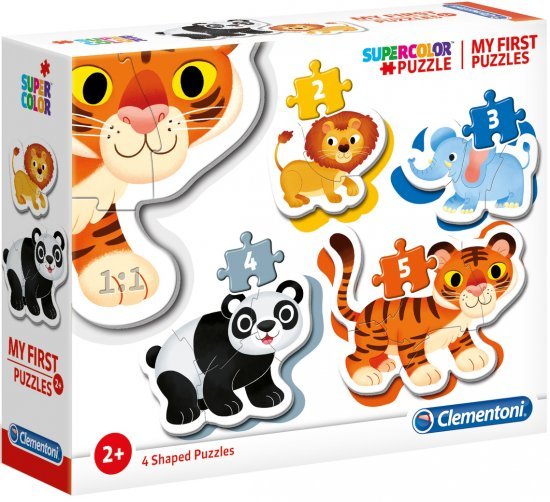 הפאזלים הראשונים שלי מבית Clementoni - חיות