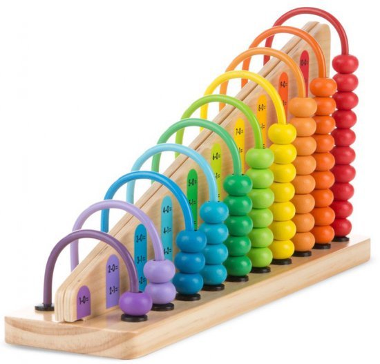 חשבונייה צבעונית מעץ חיבור וחיסור מבית Melissa and Doug