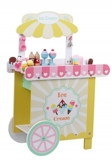 עגלת גלידה מעץ מבית Pit Toys