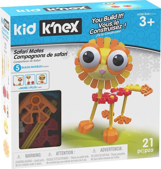 סט הרכבה חברים מהספארי - 21 חלקים K'nex