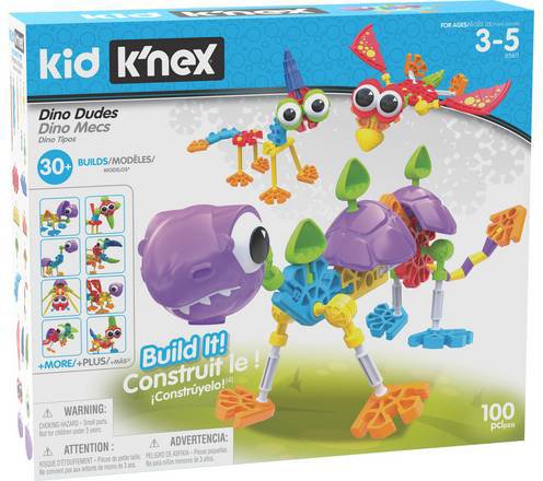 סט הרכבה דינוזאורים - 100 חלקים K'nex