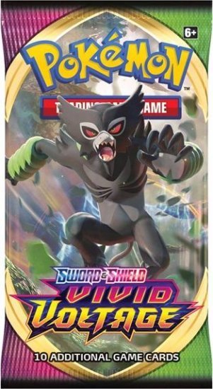 קלפי אספנות פוקימון Pokemon TCG: Vivid Voltage Booster pack - עשרה קלפים בחפיסה