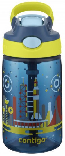 בקבוק שתיה לילדים 410 מ''ל Contigo Gizmo - חלל כחול