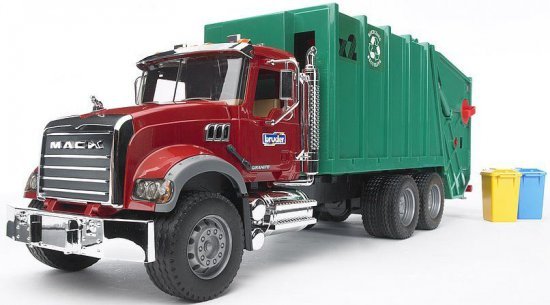 משאית אשפה MACK Granite מבית Bruder