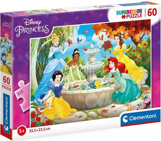 פאזל צבעוני 60 חלקים מבית Clementoni - נסיכות דיסני