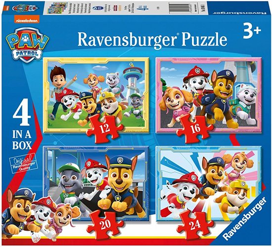 מארז 4 פאזלים מבית Ravensburger - מפרץ ההרפתקאות