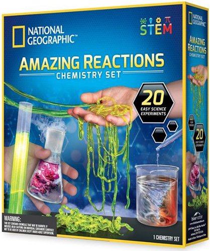 ערכת כימיה: תגובות מדהימות מבית National Geographic STEM