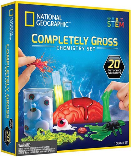 ערכת כימיה: ניסויים מגעילים מבית National Geographic STEM