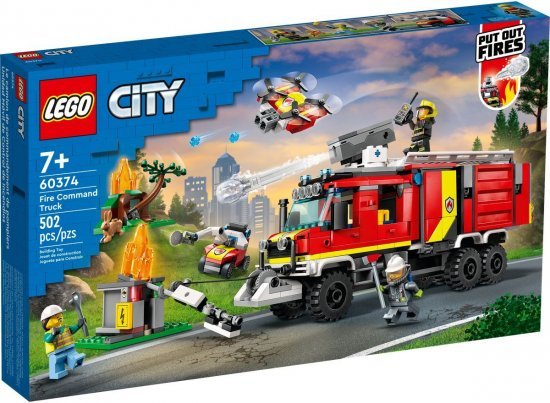 משאית פיקוד כיבוי אש 60374 LEGO City