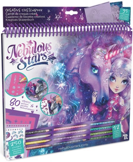 חוברת לצביעת חדי קרן Nebulous Stars