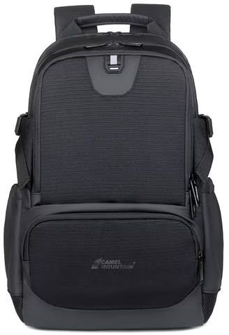 תיק גב למחשב נייד בגודל 16 אינץ’ דגם The Tech Transporter מבית Camel Mountain - צבע שחור