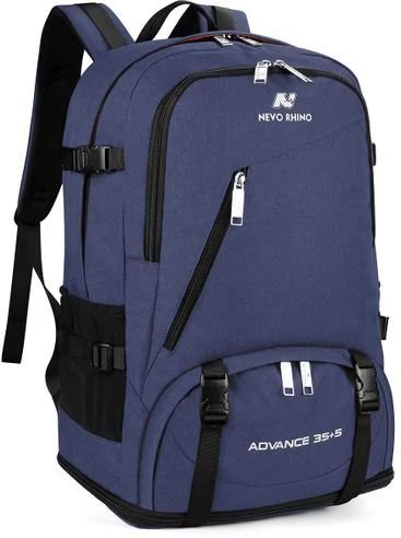 תיק גב מתרחב למחשב נייד בגודל 16 אינץ’  דגם The Pionee Pro מבית Camel Mountain - צבע כחול