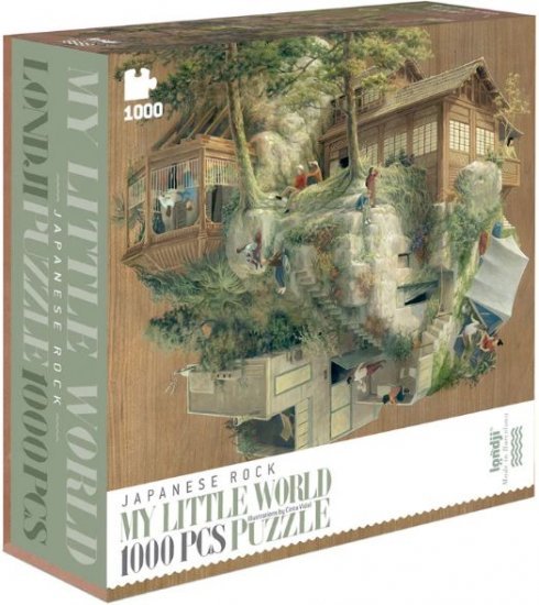 פאזל 1000 חלקים מבית Londji‏ - סלע יפני