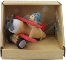 אווירון עץ גדול מבית Linda Toys