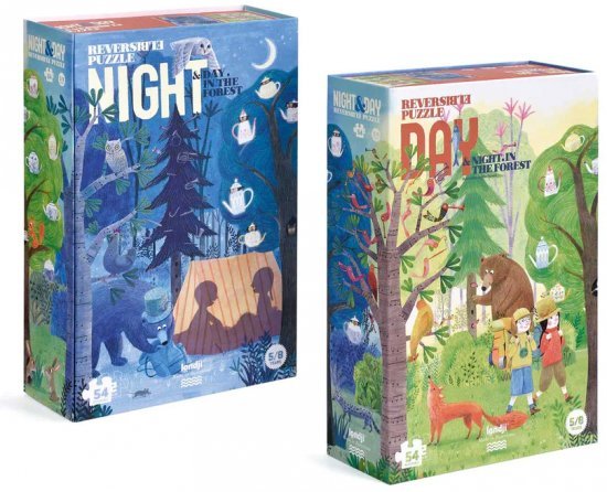 פאזל 54 חלקים מבית Londji‏ - יום ולילה