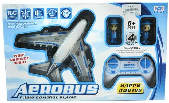 מטוס על שלט + טייסים Best Wheels Eurobus