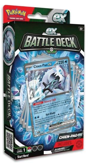 מארז קלפי אספנות פוקימון Pokemon TCG: ex Battle Deck (Chien-Pao ex)