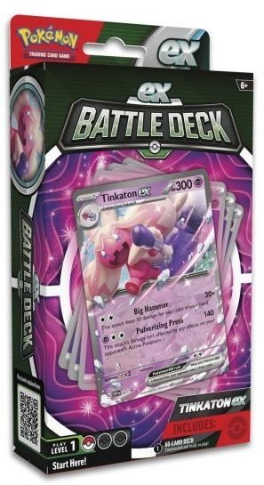 מארז קלפי אספנות פוקימון Pokemon TCG: ex Battle Deck (Tinkaton ex)