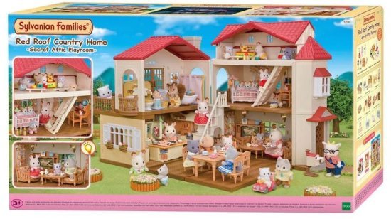 משפחת סילבניאן - בית פטל מתוק עם גג אדום מבית Epoch