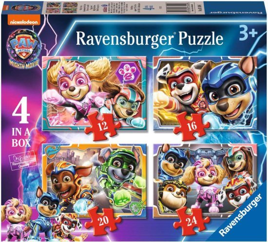 מארז 4 פאזלים מבית Ravensburger - מפרץ ההרפתקאות סרט העל