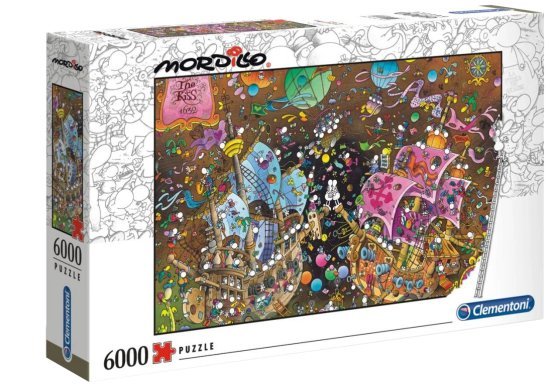 פאזל 6000 חלקים מבית Clementoni - הנשיקה