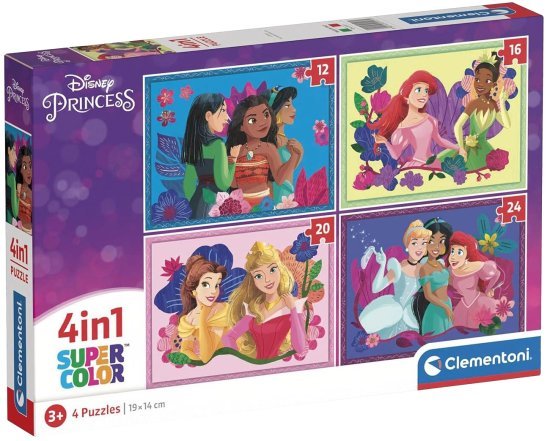 רבעיית פאזלים מבית Clementoni - נסיכות דיסני