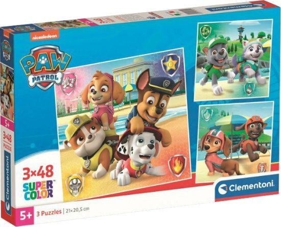 3 פאזלים צבעוניים 48 חלקים מבית Clementoni - מפרץ ההרפתקאות