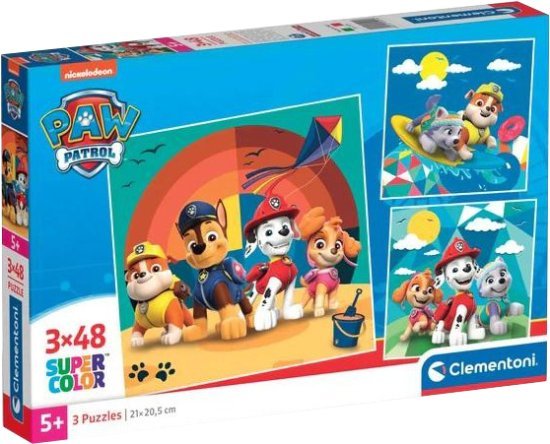 3 פאזלים צבעוניים 48 חלקים מבית Clementoni - מפרץ ההרפתקאות