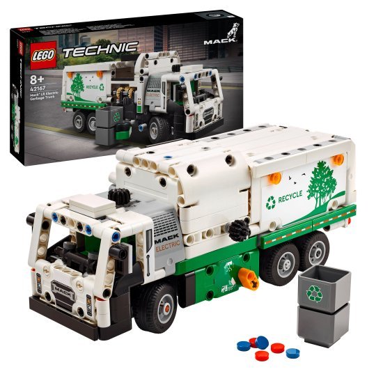 משאית זבל MACK חשמלית 42167 LEGO Technic