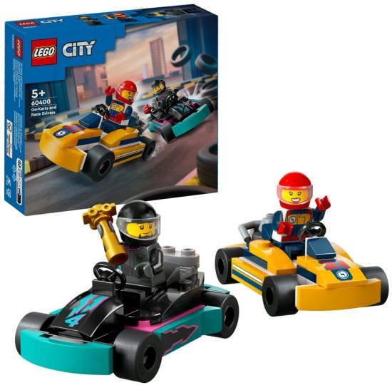 זוג מכוניות מרוץ גו קארטינג 60400 LEGO City