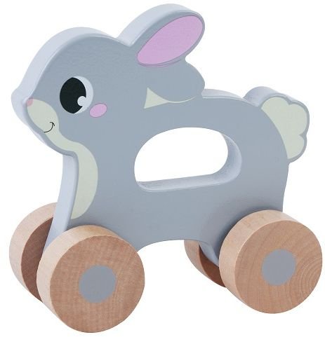 צעצוע משיכה ארנב מעץ מבית Pit Toys