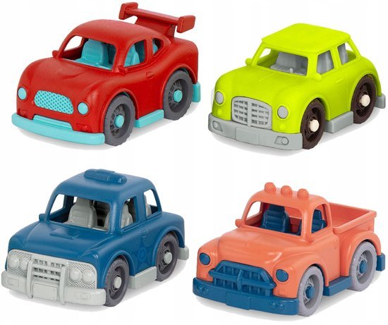 סט 4 מיני מכוניות מבית Battat: Wonder Wheels