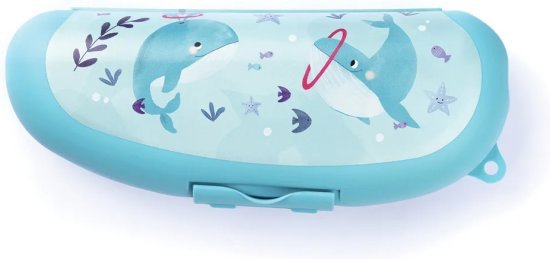 קופסת בננה דגם Sealife לוויתן מבית amuse - צבע כחול