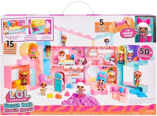 בית בובות L.O.L. חול הקסם - עם 50+ הפתעות