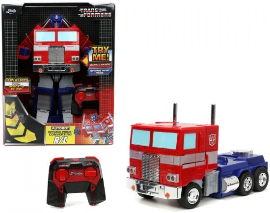 רובוט אופטימוס פריים משתנה לרכב על שלט מבית Jada