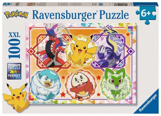 פאזל 100 חלקים מבית Ravensburger - פוקימון
