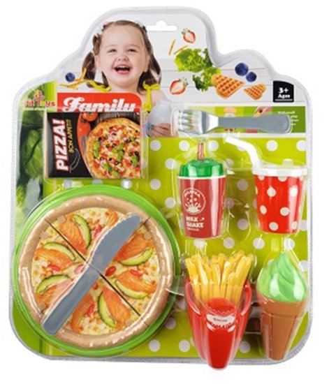 סט ארוחת פיצה מבית Pit Toys
