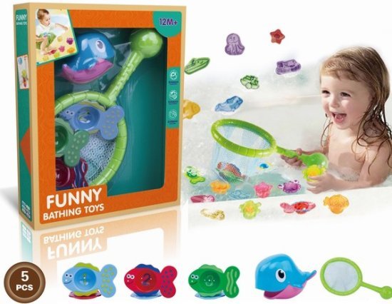 ערכת משחקי אמבטיה הדייג הצעיר מבית Pit Toys