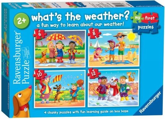 הפאזל הראשון שלי 4 ב-1 - מה מזג האוויר? מבית Ravensburger