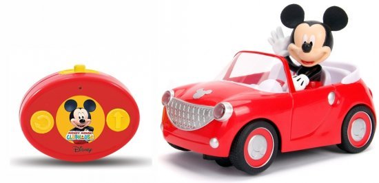 מכונית מיקי מאוס רודסטר עם שלט רחוק 19 ס''מ מבית Jada