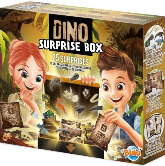 ערכת הפתעות דינוזאורים מבית Buki France