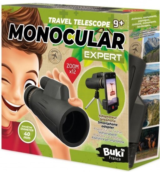 משקפת חד-עינית 40 מ''מ מקצועית מבית Buki France