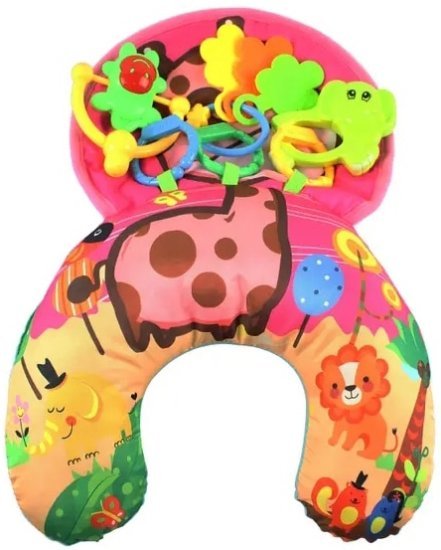 כרית פעילות לתינוק מבית Pit Toys - ג'ירפה