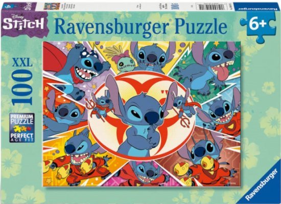 פאזל 100 חלקים XXL מבית Ravensburger דיסני - סטיץ'